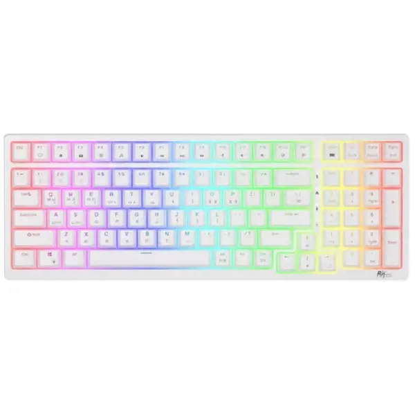 Royal Kludge RK98 RGB Hot-Swappable Tri-Mode Brown Switch Wireless Mechanical Keyboard